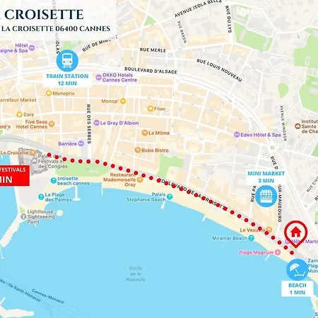 Palm Croisette - Vue & Martinez Daire